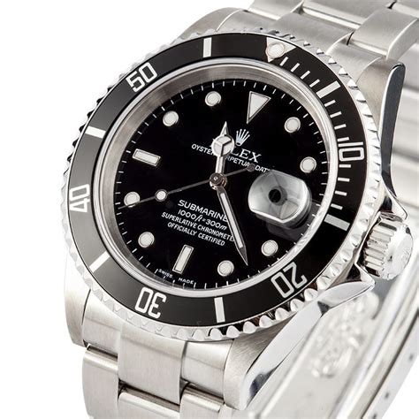 pre owned rolex submariner stainless steel